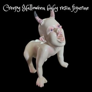 Creepy Halloween Baby Resin Figurine